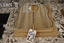 Times 2 - New Elkay 16" x 17" & 18" x 21" stainless wire sink grids