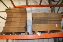 Times 2 - Pallets of 12" x 12" x 12" & 20" x 20" x 12" cardboard boxes