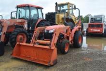 KUBOTA L3800 4WD ROPS W/ LDR AND BUCKET W/ BACKHOE ATTACHMENT