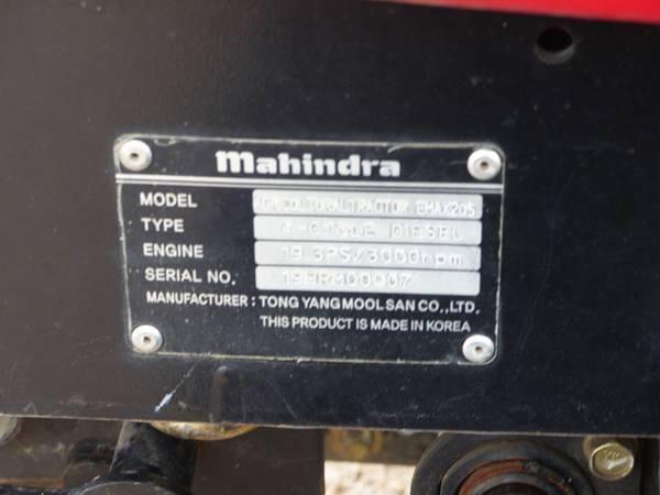 MAHINDRA EMAX 20S HYDROSTAT LAWN TRACTOR