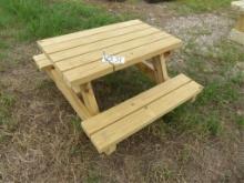 PICNIC TABLE FOR CHILDREN 32"X18"X19"