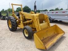 FORD 445 TRACTOR W/FRONT END LOADER & BUCKET