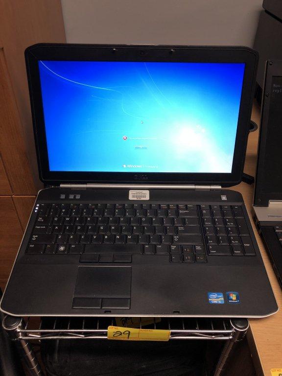 DELL LATITUDE CORE i5 CPU LAPTOP WITH DOCKING STATION AND PADDED BACK PACK