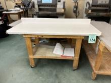 VARIOUS SIZE HOMEMADE WORK BENCHES
