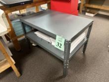 3' METAL TABLE WITH CONTENTS