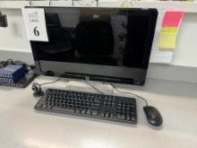 HP 23" MONITOR WITH WEB CAM, KEYBOARD AND MOUSE