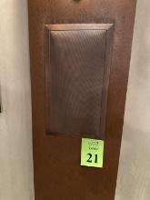 LOT CONSISTING OF (6) KLIPSCH THX WALL MOUNTED SPEAKERS (PAINTED BROWN)