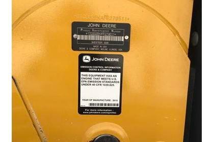 2015 John Deere 332E Skidloader--1 Owner