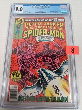 Spectacular Spider-man #27 (1979) Key 1st Frank Miller Daredevil Art Cgc 9.0