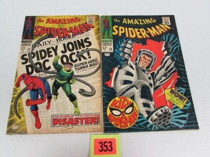 Amazing Spider-man #56 & 58 Silver Age Lot