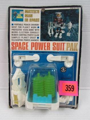 Rare Vintage 1968 Major Matt Mason Space Power Suit Pak Sealed Moc