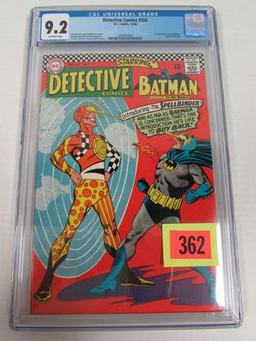 Detective Comics #358 (1966 Batman) Key 1st App. Spellbinder Cgc 9.2