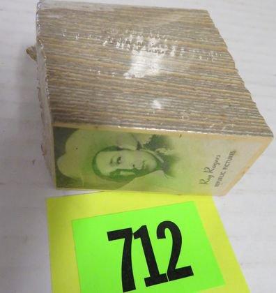 Original 1940s-50s JC Penney Complete Set of Vending Actor Cards, Sealed