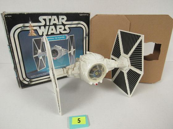 Vintage 1977 Star Wars Imperial Tie Fighter Complete Mib W/ Insert