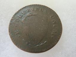Rare! 1787 New Jersey Copper Coin