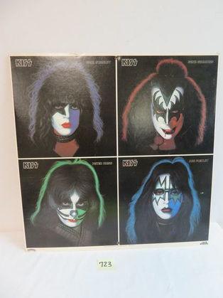 Rare! 1978 "KISS" Dbl Sided Store Display Sign