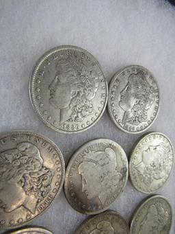 1886-O Morgan Silver Dollars Group of (8)