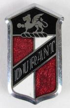 Antique Durant Motor Car Co. Cloisonne Enamed Radiator Grill Badge/ Emblem