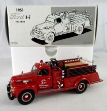 First Gear 1:34 Diecast 1951 Ford F-7 Fire Truck Rouge Plant FoMOCO