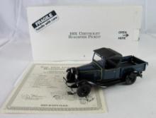 Danbury Mint 1:24 1931 Chevrolet Roadster Pickup w/Title