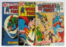 Worlds Finest Early Bronze Lot #190, 213, 214- Superman/ Batman