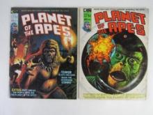 Planet of the Apes #12 & #13 (1975) Bronze Age Marvel Curtis Magazines