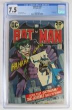Batman #251 (1973) Bronze Age Key/ Iconic Neal Adams Joker Cover CGC 7.5