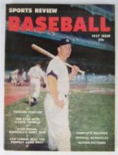 Sports Review Baseball Cover (1957) Mickey Mantle Cover