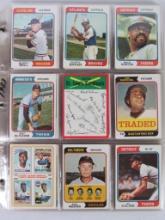 Lot (135) 1974 Topps Baseball Cards w/ Some Stars