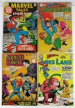 Mixed Silver Age Lot (4) Lois Lane, Marvel Tales, Worlds Finest