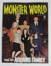Monster World #9 (1966) Silver Age Warren Horror/ Classic Addams Family Cover