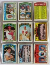 Lot (50) 1972 Topps Baseball Cards