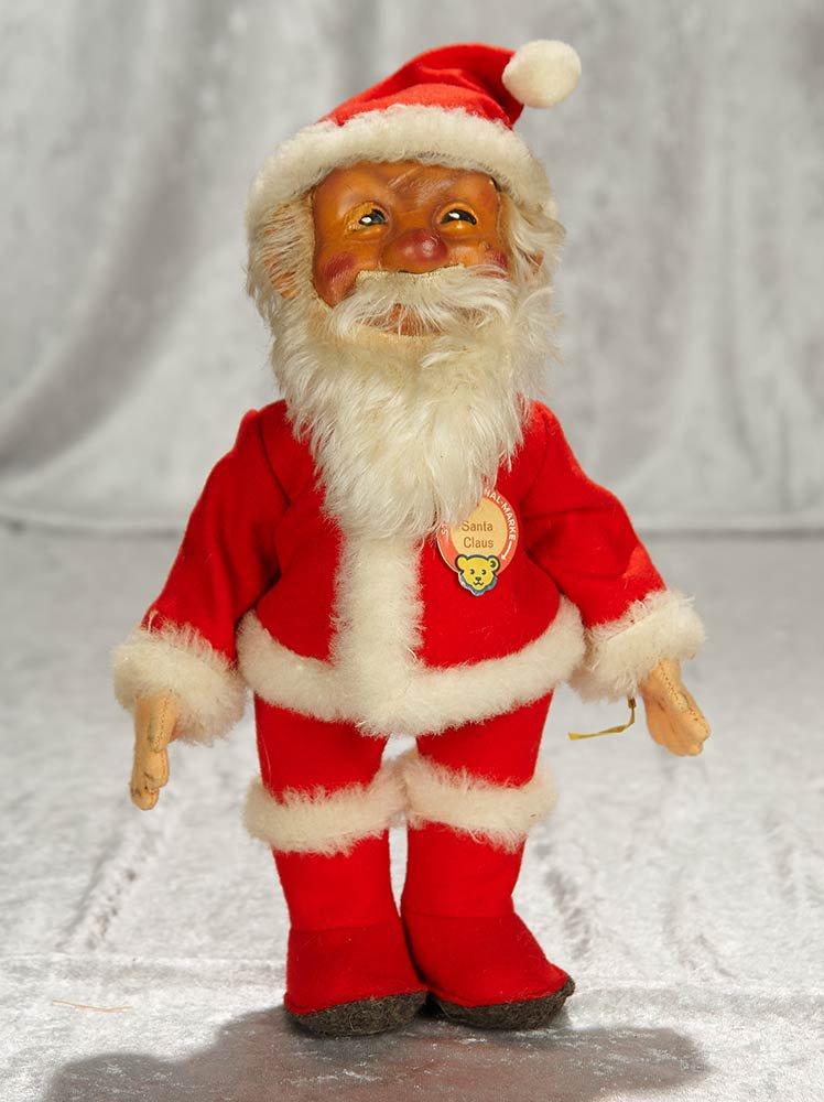 12" German Santa Claus by Steiff in original costume. $400/500