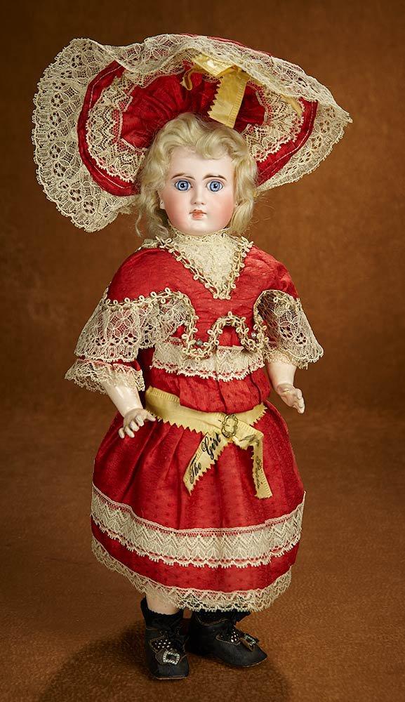 All-Original Sonneberg Bisque Closed Mouth Doll "The Girl from Paris"  1800/2200