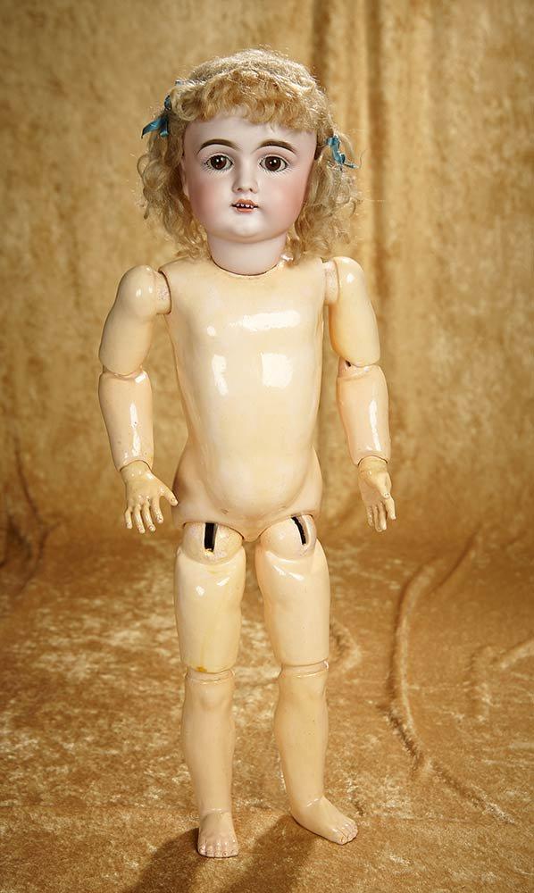 22" Beautiful German bisque child, 152, Kestner, original signed body and undergarments. $600/800