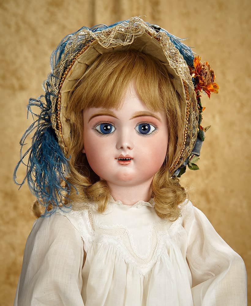 30" French bisque "Eden Bebe", Depose model, size 13, with very beautiful eyes. $1400/1800