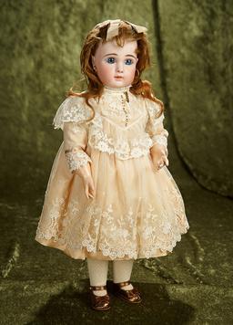 16" French bisque Bebe Steiner, Figure A. size 10, with original signed Steiner Body. $2400/2800