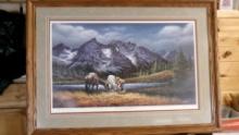 "FOR PURPLE MOUNTAINS MAJESTIES", AMERICA THE BEAUTIFUL SERIES BY TERRY REDLIN  1298/29500