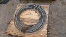 APPROXIMATELY 80' TOW CABLE 1/2" DIA. w/ one clevis end