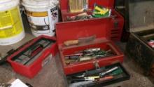 5-TOOLBOXES  w / MISC. NOT SO VALUABLE TOOLS