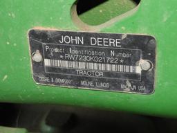 2010 John Deere 7230 Premium MFWD cab tractor