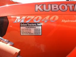 Kubota M7040 Cab Tractor