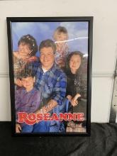 Roseanne poster signed w/ documentation 38x26