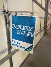 American Express w/ hanging bracket