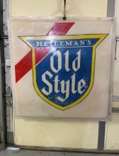 Heileman's Old Style lighted sign 40Wx40Tx7D