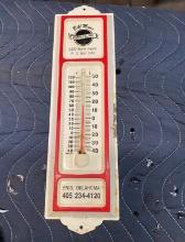 Bill Munn, Enid, OK metal thermometer
