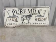 Pure Milk 26x11.5  SS steel