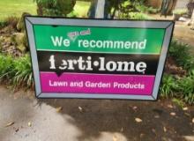 Metal Ferti-lome lawn & Garden Products sign