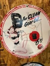 B is For Clean Gear Oil 11 3/4" SSP dated 1949