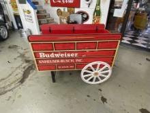 Budweiser display cart  25x36x47